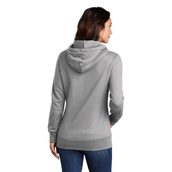 Port & Company&reg; Hooded Pullover Ladies Core Fleece Sweatshirt Athletic Heather {5}