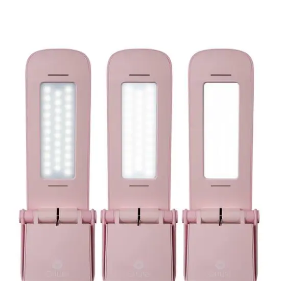 OttLite Wellness Series 20.75" Pink Dimmable LED Task Lamp {4}