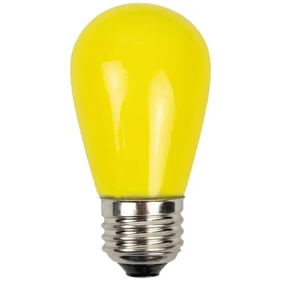Opaque LED S14 Replacement Bulbs, 25ct. Yellow {6}