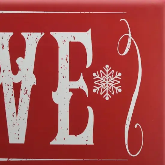 31" Believe Horizontal Holiday Wall Sign {4}