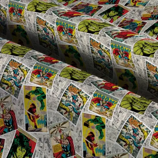 Marvel Retro Comic Super Hero Cotton Fabric {4}