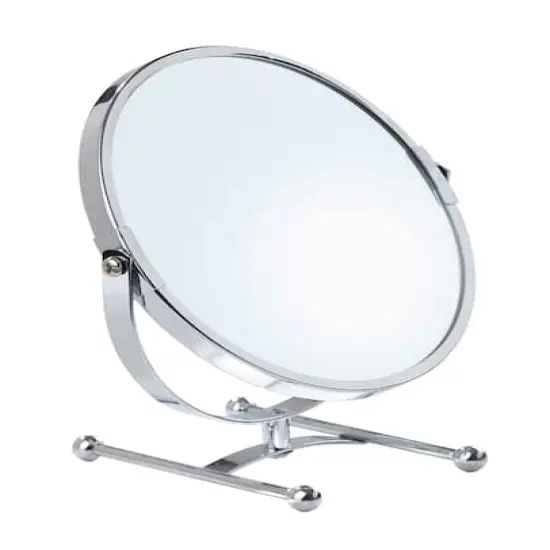 Home Details 7" Chrome 5X Magnification Dual Sided Vanity Mirror {1}