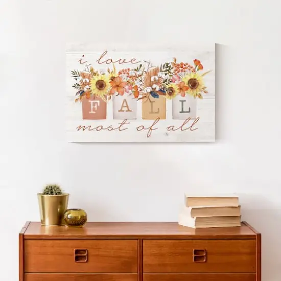 Love Fall Bouquets Canvas Wall Art {5}