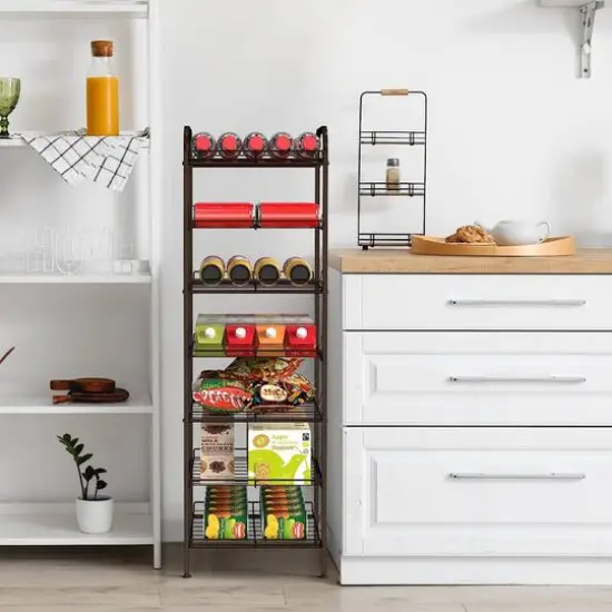 NEX™ 43" Bronze Freestanding 7-Tier Water Bottle Organizer {5}