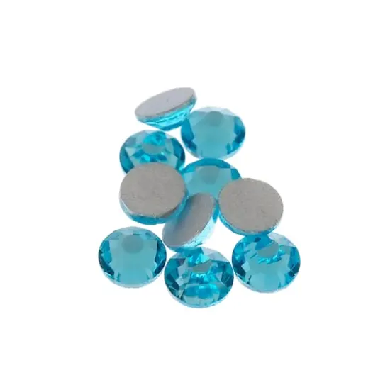 SS16 Glass Flatback Rhinestones by Bead Landing&trade; Aquamarine {3}