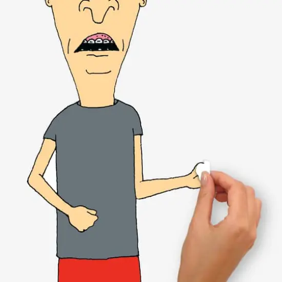 RoomMates Beavis and Butt-Head Peel & Stick Giant Wall Decals {5}