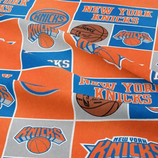 Camelot Fabrics NBA New York Knicks Patch Cotton Precut Fabric Bundle {4}