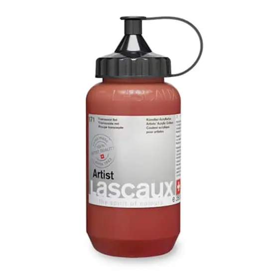 Lascaux Artist Acrylic Paint, 390mL 171 Transoxide Red {1}