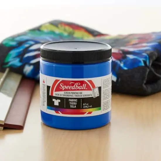 Speedball&reg; Fabric Screen Printing Ink Blue {3}