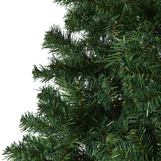 7.5ft. Pre-Lit Northern Tip Pine Artificial Christmas Tree, Clear LED Lights {6}