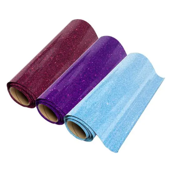 Siser&reg; Glitter Heat Transfer Vinyl, 5yd. Blue {2}