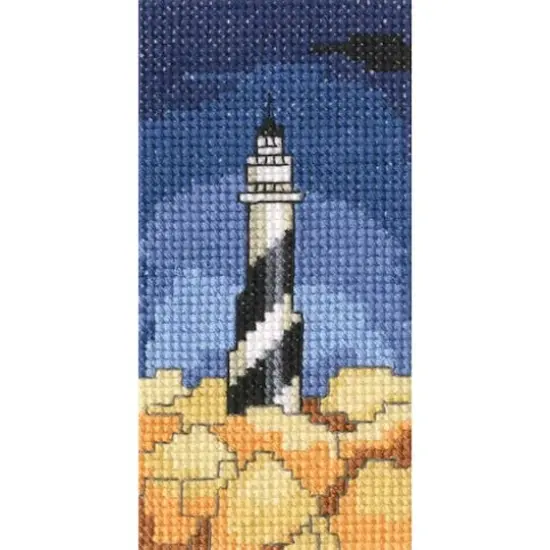 RTO Black & White Lighthouse Cross Stitch Kit {1}