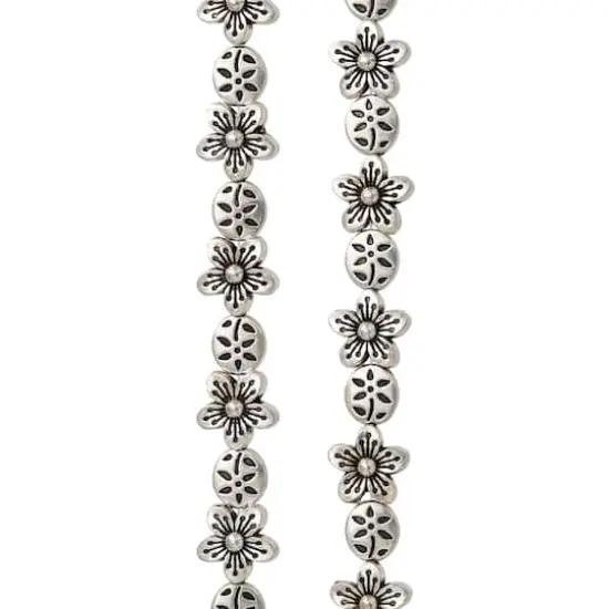 Silver Flower Beads by Bead Landing&trade; {1}