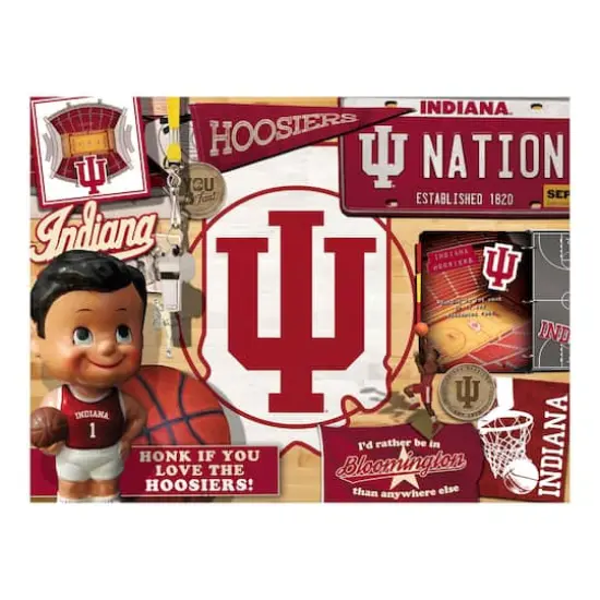College Team Retro Series 500 Piece Puzzle Indiana Hoosiers {5}