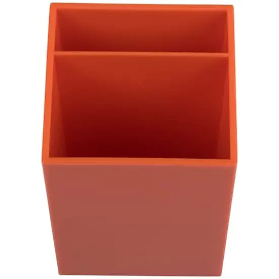 JAM Paper Plastic Pen Holder Orange {5}