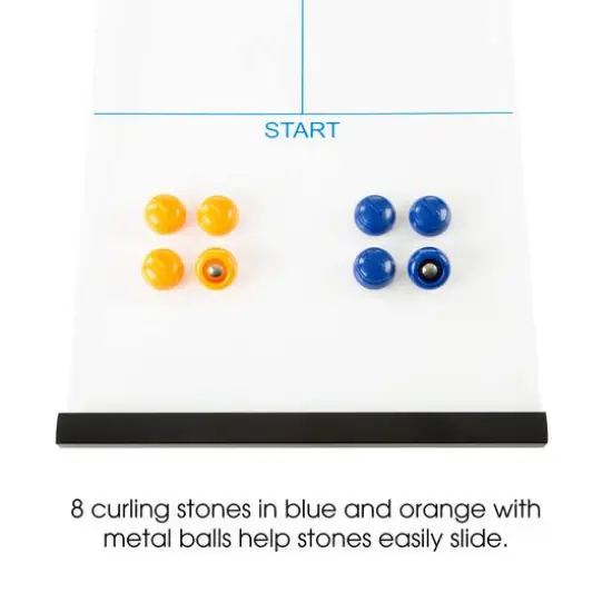 Toy Time Indoor Magnetic Roll Up Tabletop Curling Game {6}