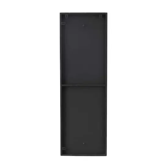 Black Wood Contemporary Wall Decor, Set of 2 36" x 12" x 2" {5}