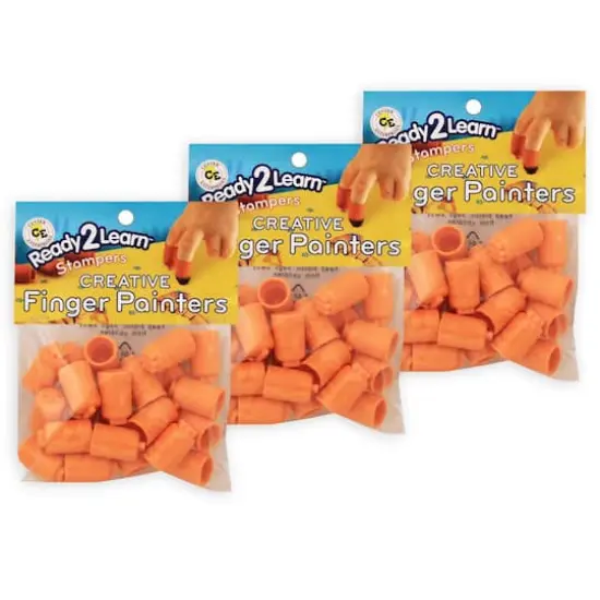 Center Enterprises Ready2learn&trade; Finger Painter Stamps, 3 Packs of 24 {1}