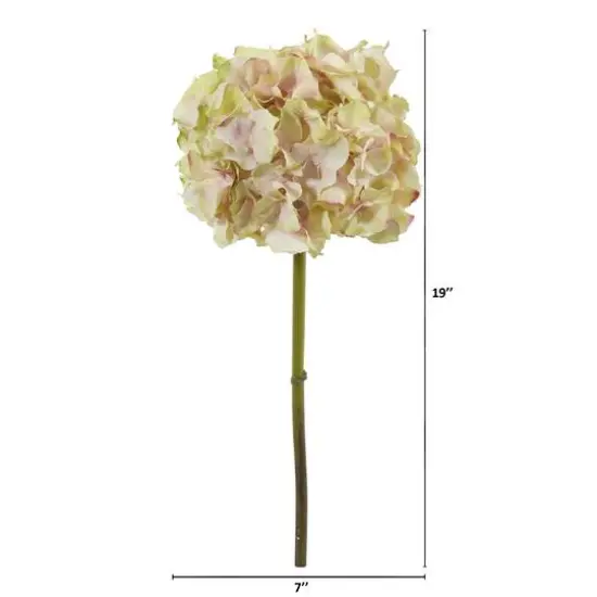 19" Hydrangea Stem, 6ct. Pink {3}