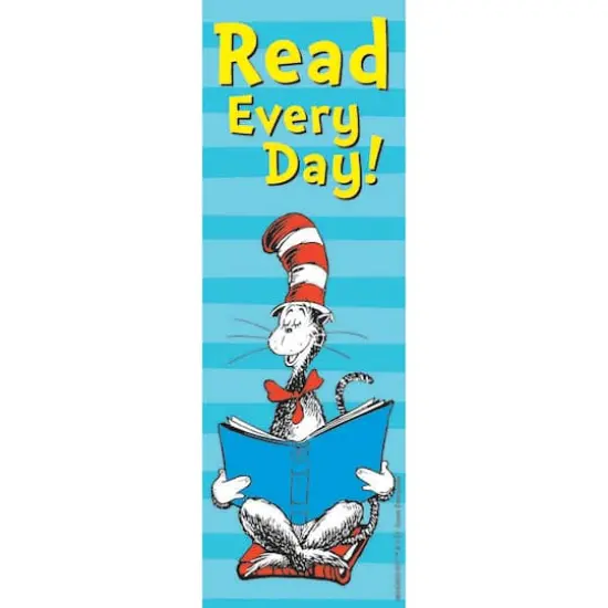 Eureka&reg; Cat in the Hat&trade; Bookmark, 6 Packs of 36 {1}