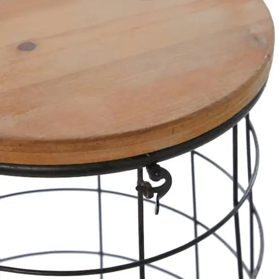 Brown Farmhouse Storage Basket Set {4}