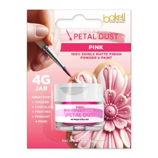 Bakell&reg; Petal Dust Edible Matte Finish Powder Pink {1}