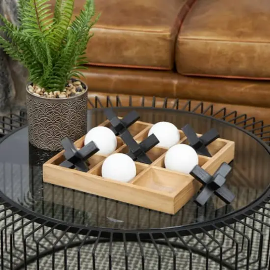 12" Decorative Tic-Tac-Toe Game Set {3}