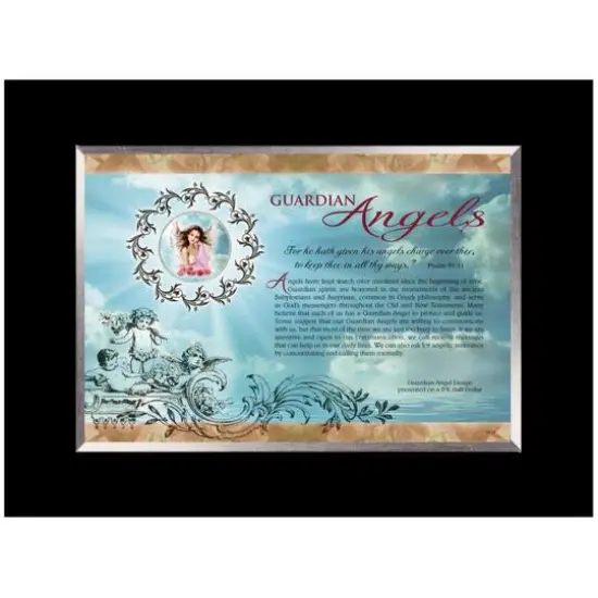 American Coin Treasures Guardian Angel Colorized JFK Half Dollar Coin In Table Top Frame {1}