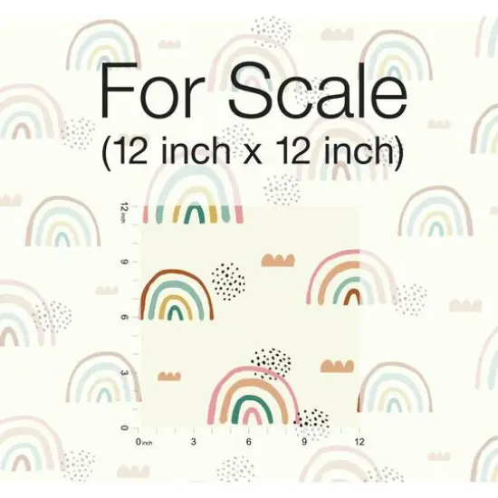 RoomMates Rainbow's End Peel & Stick Wallpaper Pink and Taupe {7}