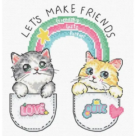 Letistitch Let's make friends! Counted Cross Stitch Kit {1}