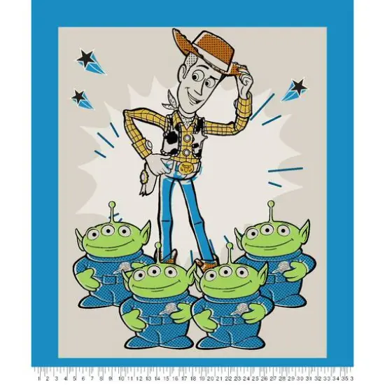 Springs Creative Disney&reg; Pixar Toy Story Woody & Aliens Panel Cotton Fabric {1}