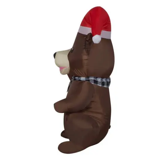 3.5ft. Airblown&reg; Inflatable Christmas Baby Woodland Black Bear {3}