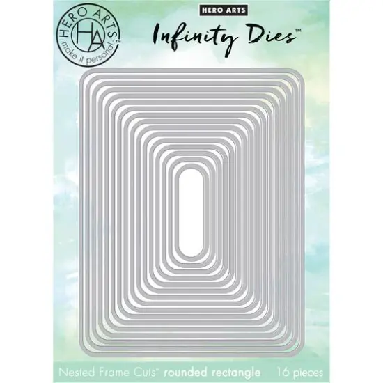 Hero Arts Infinity Dies-Rounded Rectangle {3}