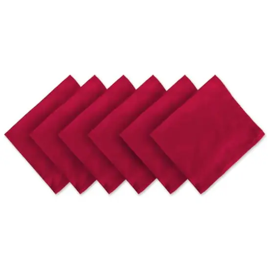 DII&reg; Oversized Napkin, 6ct. Cardinal Red {1}