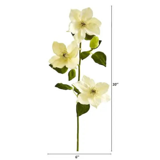 Cream Anemone Flower Spray, 6ct. {3}