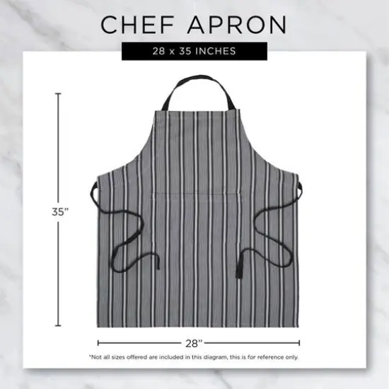 Bon Appetit Denim Embroidered Apron {6}