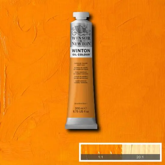 Winsor & Newton&trade; Winton 6.75oz. Oil Colour&trade; Paint Cadmium Yellow Deep Hue {7}