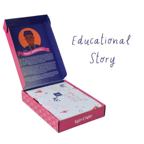 Kids Crafts Speak Like Maya Rainbow Wall Hanging Craft Kit {9}