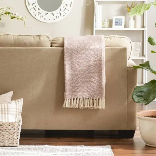 DII&reg; Diamond Throw Pale Mauve {7}