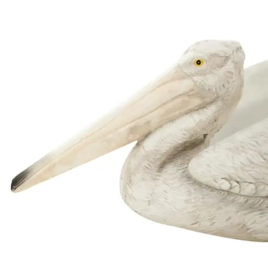 33" Light Gray Pelican Textured Planter {6}