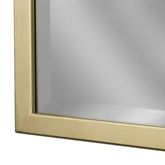 Head West Classic Gold Metal Framed Wall Mirror - 30" x 24" {5}