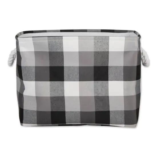 DII&reg; Large Tri Color Rectangular Bin Black {5}