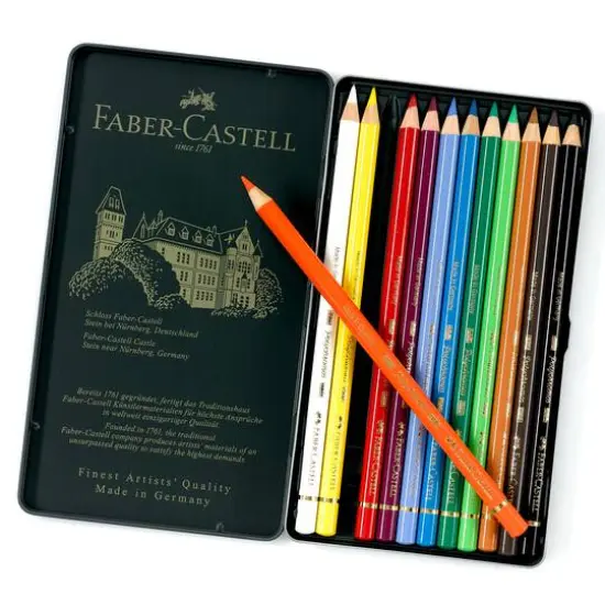 Faber-Castell Polychromos 12 Color Pencil Set {3}