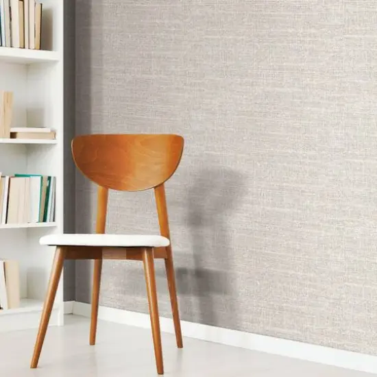 RoomMates Tweed Peel & Stick Wallpaper Beige {7}