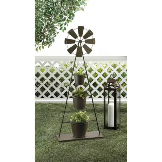 41.5'' Windmill Plant Stand {3}