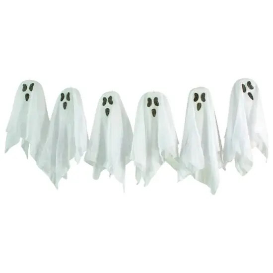 6-Piece Ghost Family Halloween Porch Display Decoration Set {5}