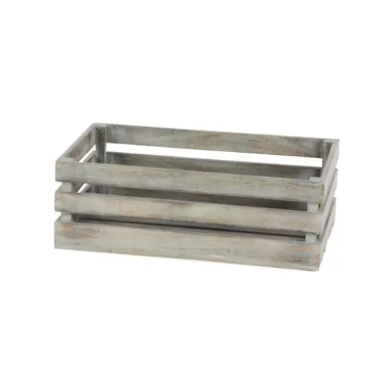 Brown Mango Wood Farmhouse Tray Set {6}