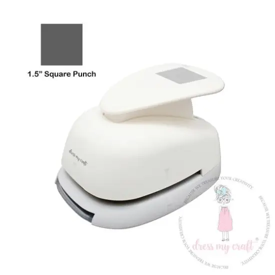 Dress My Craft&reg; 1.5" Square Designer Punch {3}