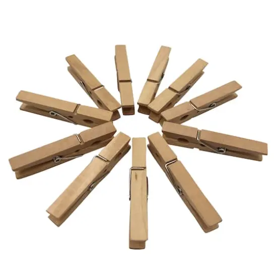Large Clothespins by Recollections&trade; Craft It&trade; Natural {5}