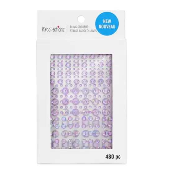 Bling Stickers Variety Pack by Recollections&trade; Purple {4}